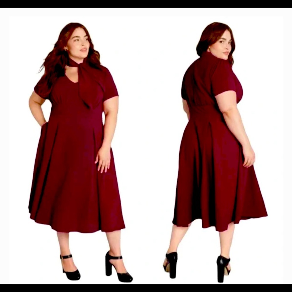 Modcloth Collectif Suzette Swing Dress Plus Size